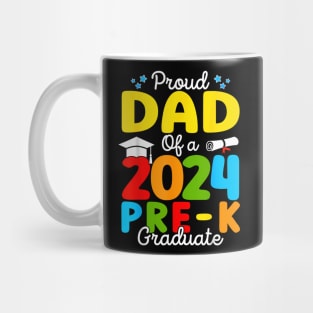 Proud Dad of A Class of 2024 Pre-K Graduate Father Mug